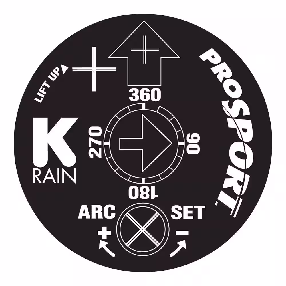 K-Rain ProSport High Speed 1 in. Gear Drive Sprinkler