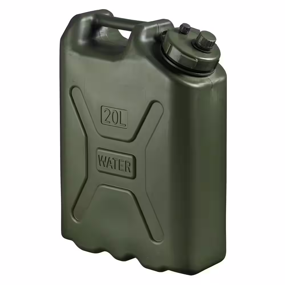 Scepter BPA Durable 5 Gal. Portable Water Storage Container in Green (3-Pack)
