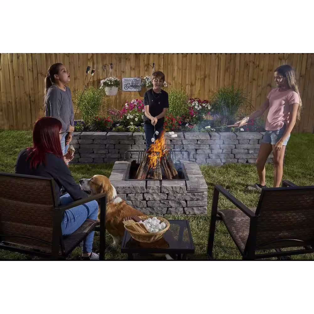 Pavestone Ladera 3 in. H x 16 in. W x 8 in. D Granite Concrete Retaining Wall Block