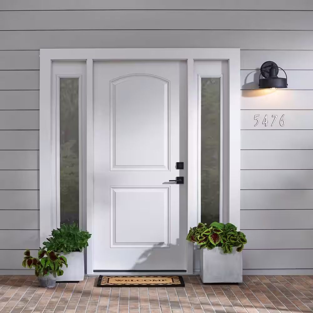 Everbilt 4 in. Plastic Reflective Nail-On House Number 8