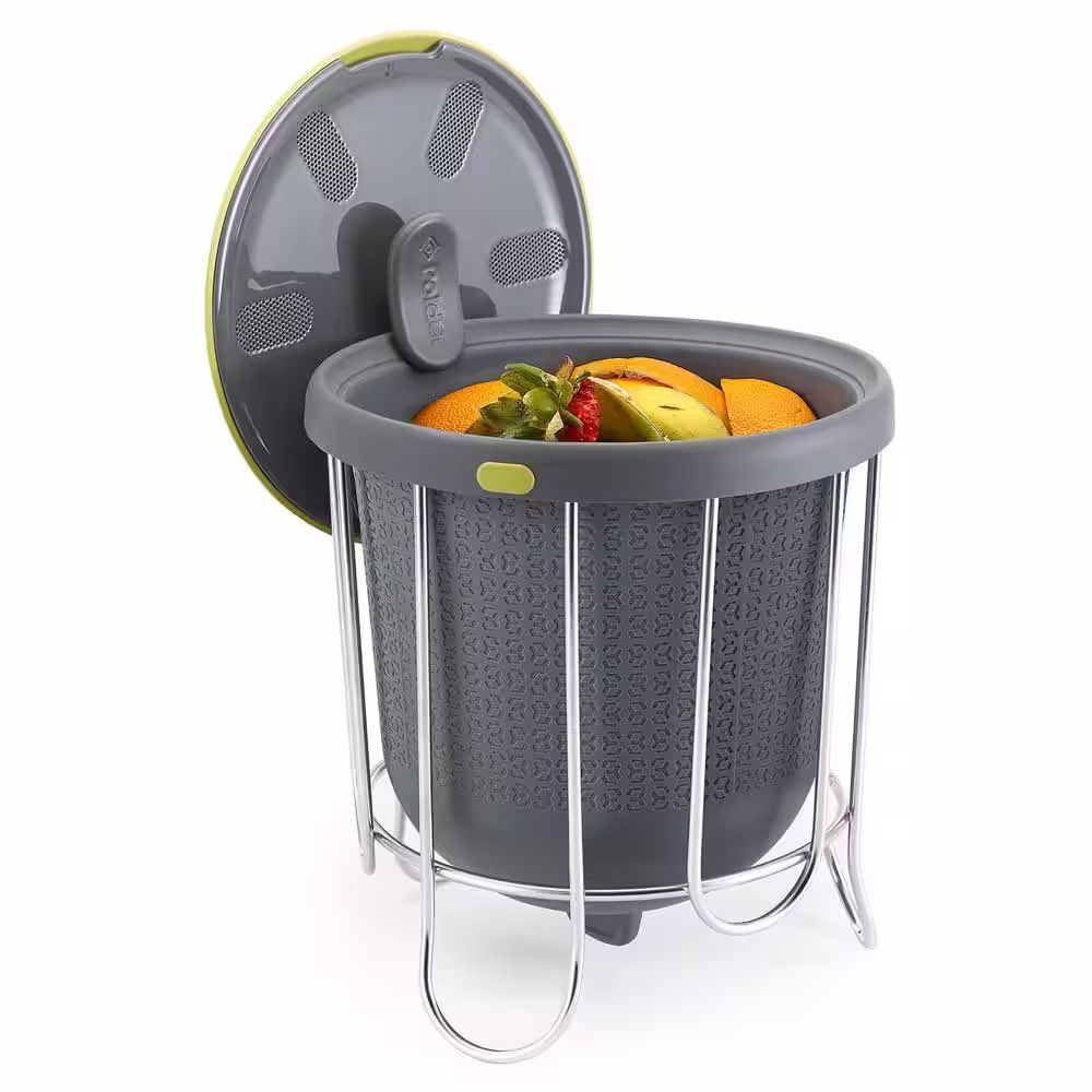 Polder Countertop Kitchen 1 Gal. Stationary Composter
