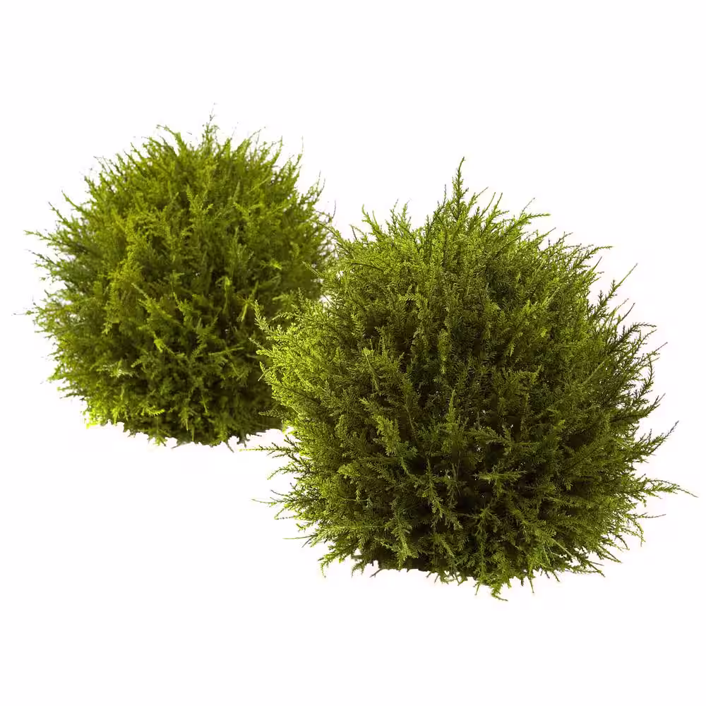 Nearly Natural 14 in. Artificial Cedar Decorative Sphere