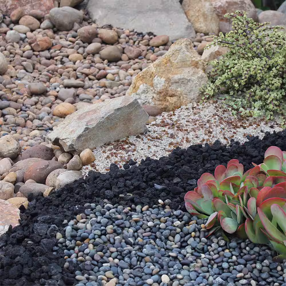 Southwest Boulder & Stone 17 cu. ft. Small 3/4 in. Red Lava Rock Bulk Landscape Rock