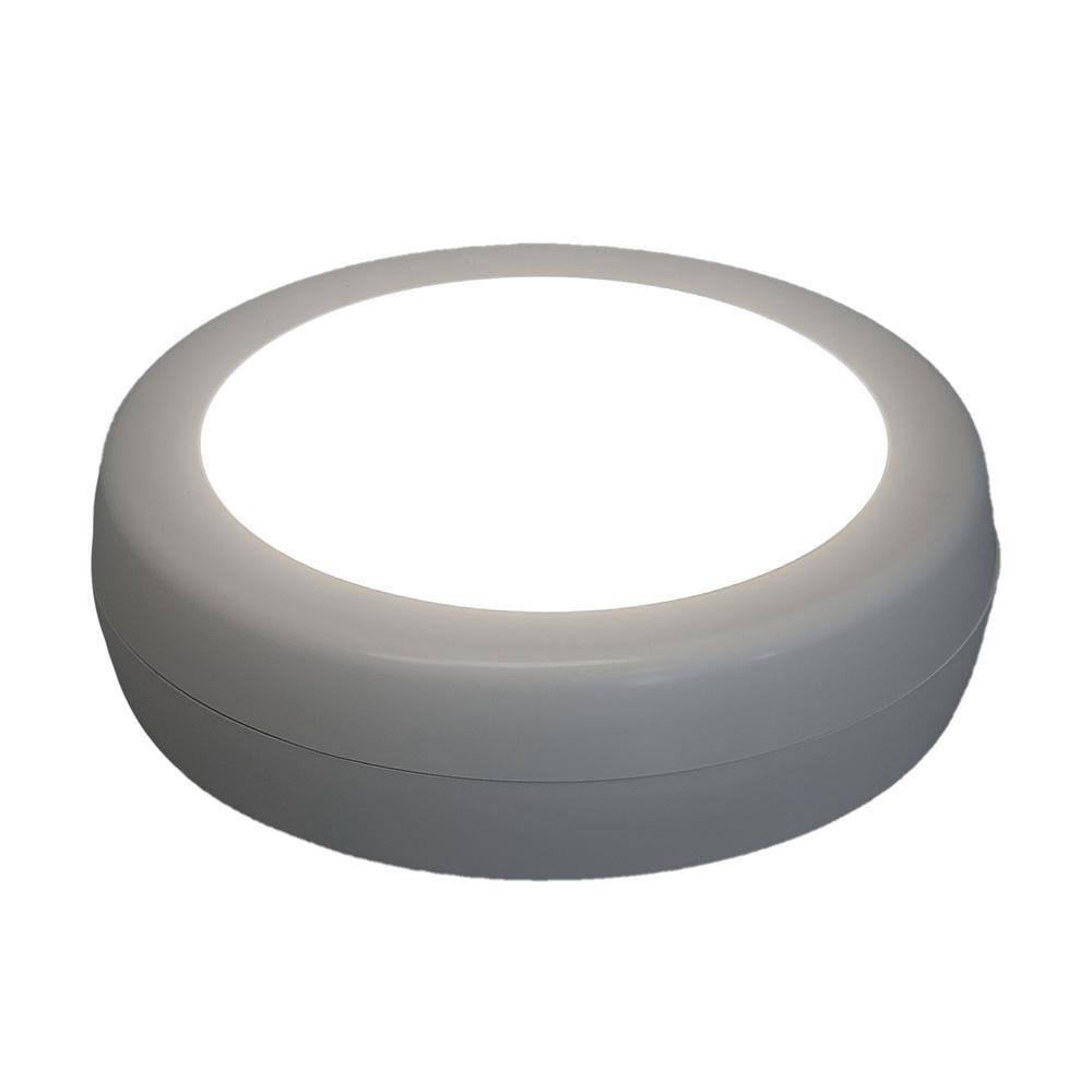 Westek LED White Adjustable Puck Light with Remote (3-Pack)
