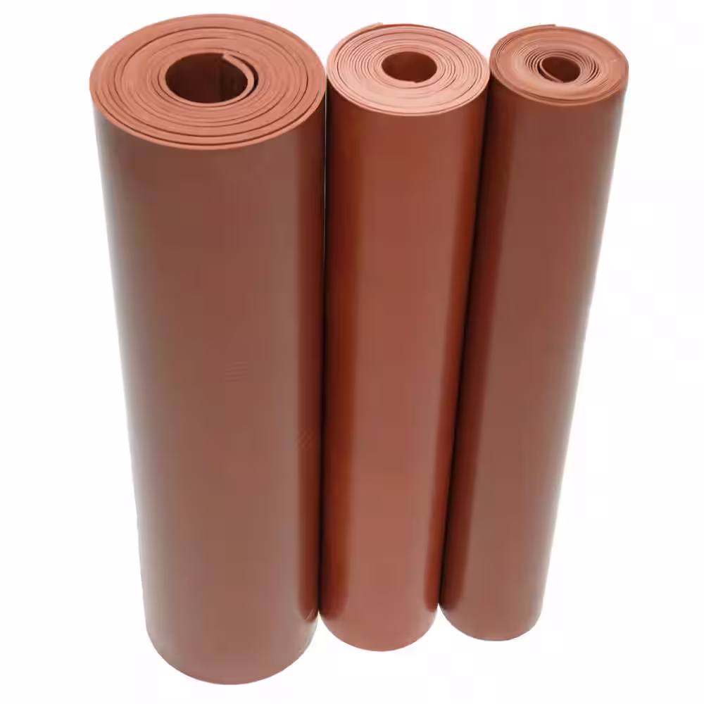 Rubber-Cal SBR 1/8 in. x 36 in. x 48 in. Red 65A Sheet
