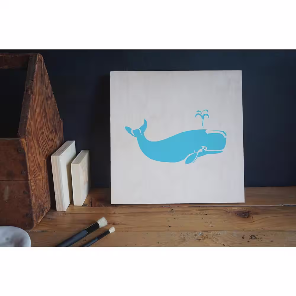 Stencil1 Whale Stencil