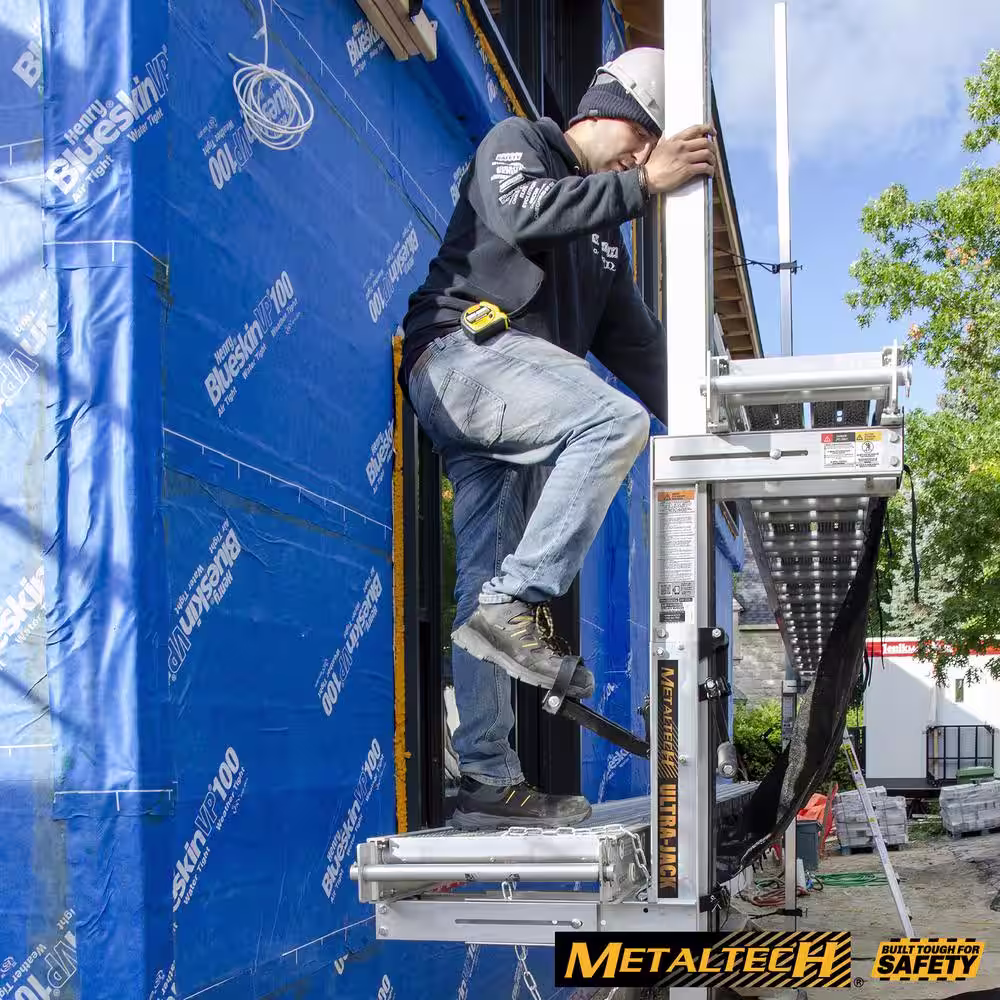 MetalTech Ultra-Jack 6 ft. Aluminum Pole Connector for the Ultra-Jack Aluminum Scaffolding System