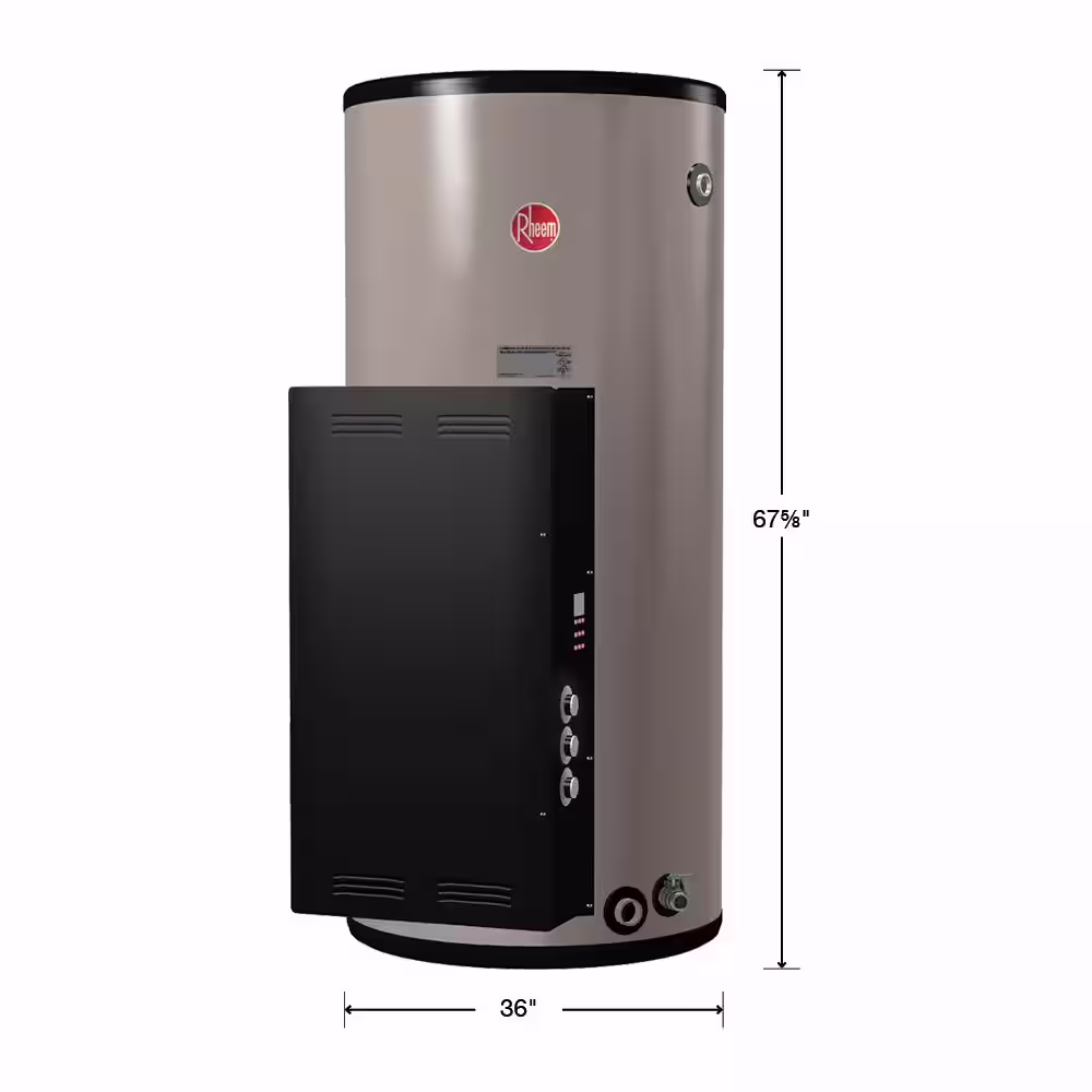 Rheem Commercial Heavy-Duty 120 Gal. 480-Volt 18 kW 3 Phase Electric Mass Code Surface Thermostat Tank Water Heater
