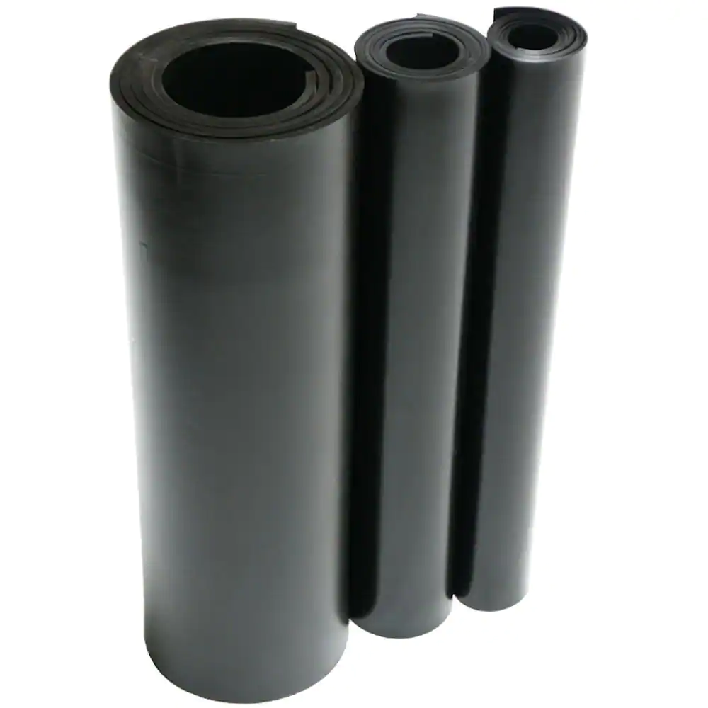 Rubber-Cal EPDM 1/8 in. x 36 in. x 192 in. Commercial Grade 60A Rubber Sheet - Black