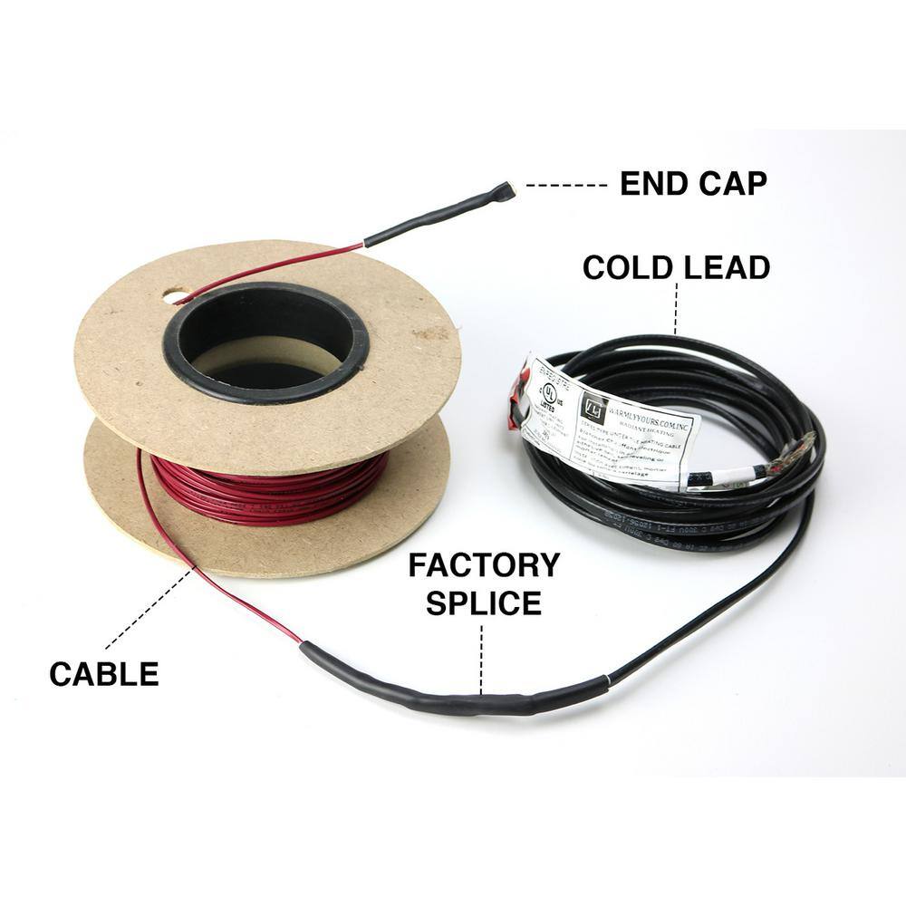 WarmlyYours TempZone 70 ft. Cable System with Heat Membrane and Touch Screen Thermostat (Covers 21.9 Sq. Ft)