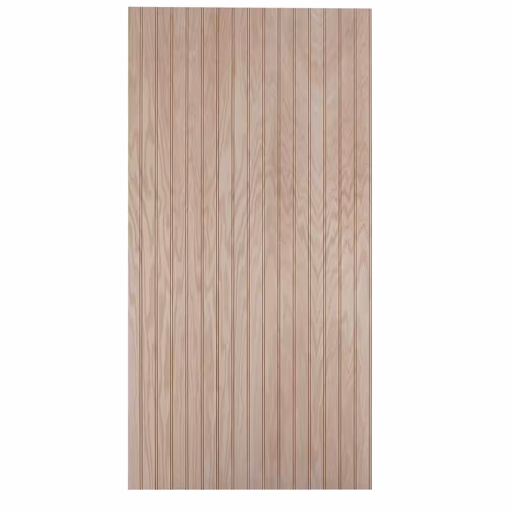 Columbia Forest Products 1/4 in. x 4 ft. x 4 ft. PureBond Red Oak 1-1/2 in. Beaded Plywood Project Panel