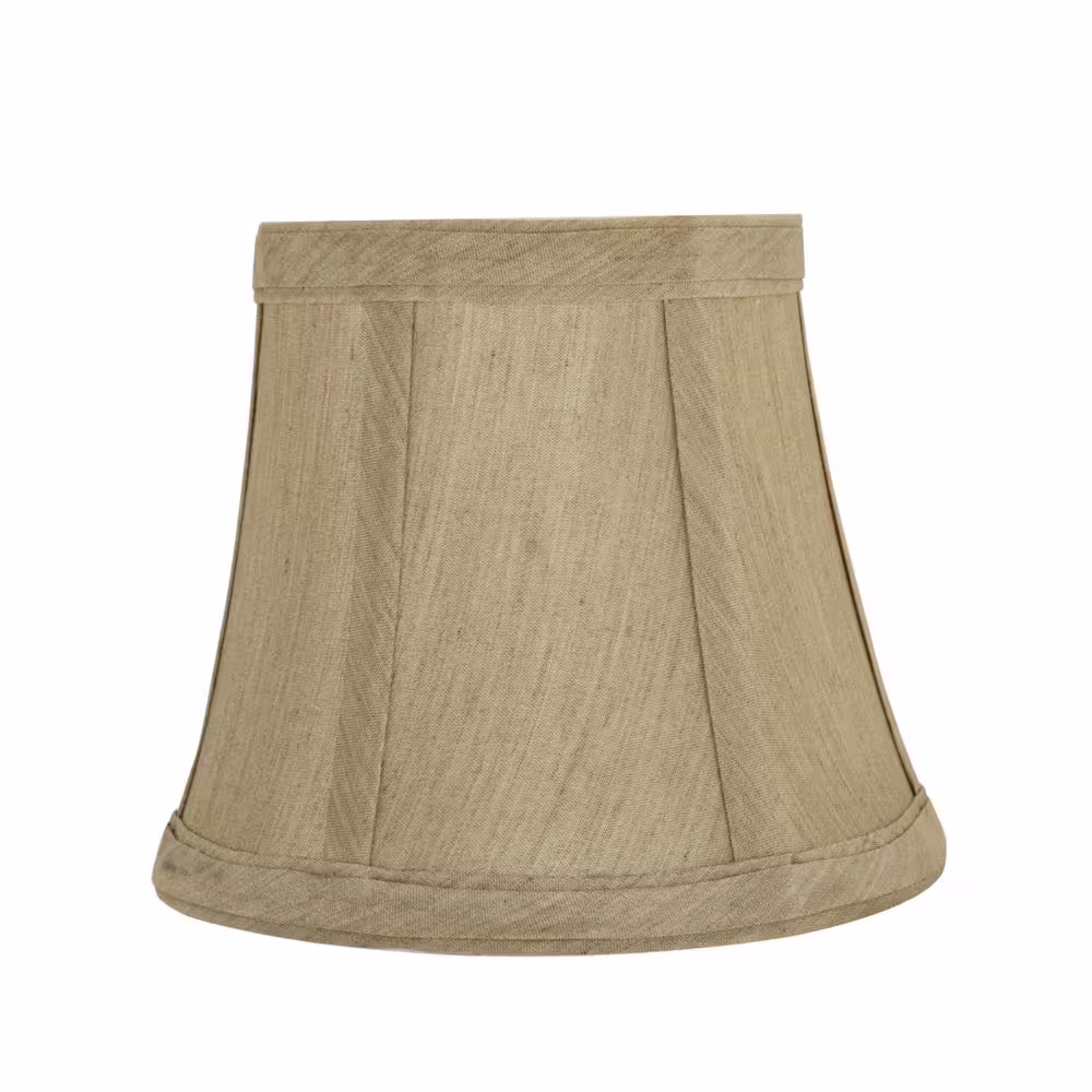 Aspen Creative Corporation 6 in. x 5 in. Beige Bell Lamp Shade (6-Pack)