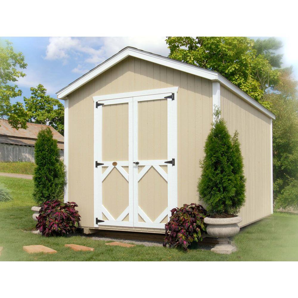 LITTLE COTTAGE CO. Classic Gable 12 ft. W x 24 ft. D Wood Shed Precut Kit without Floor (288 sq. ft.)