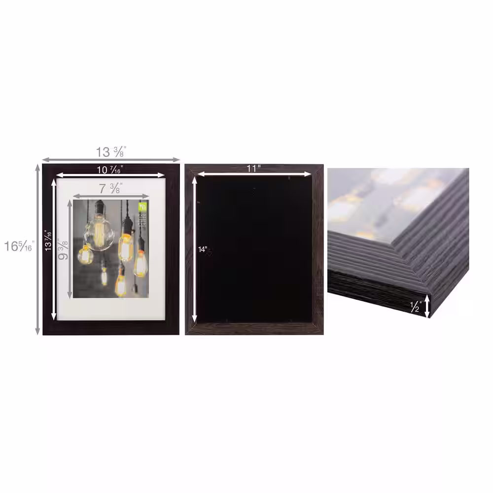 Kiera Grace kieragrace KG Loft Photo Frame - Black, 11