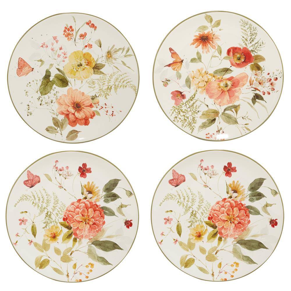 Certified International Nature's Song 16-Piece Assorted Colors Earthenware Set Service for 4