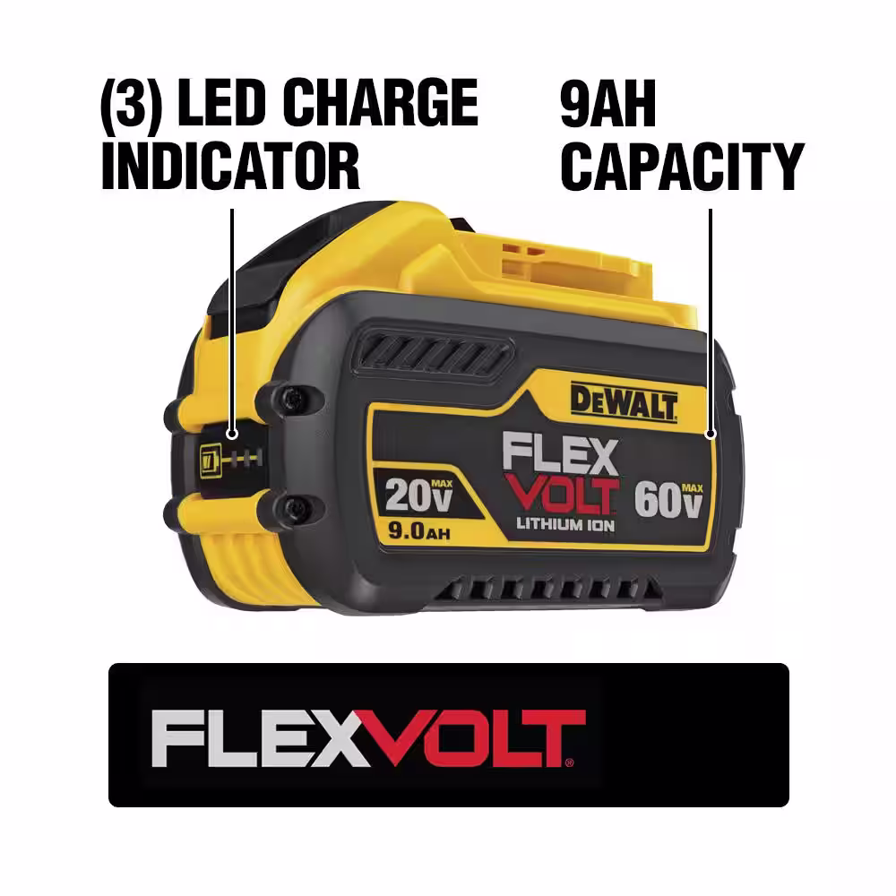 DEWALT FLEXVOLT 20V/60V MAX Lithium-Ion 9.0Ah Battery Pack (10-Pack)