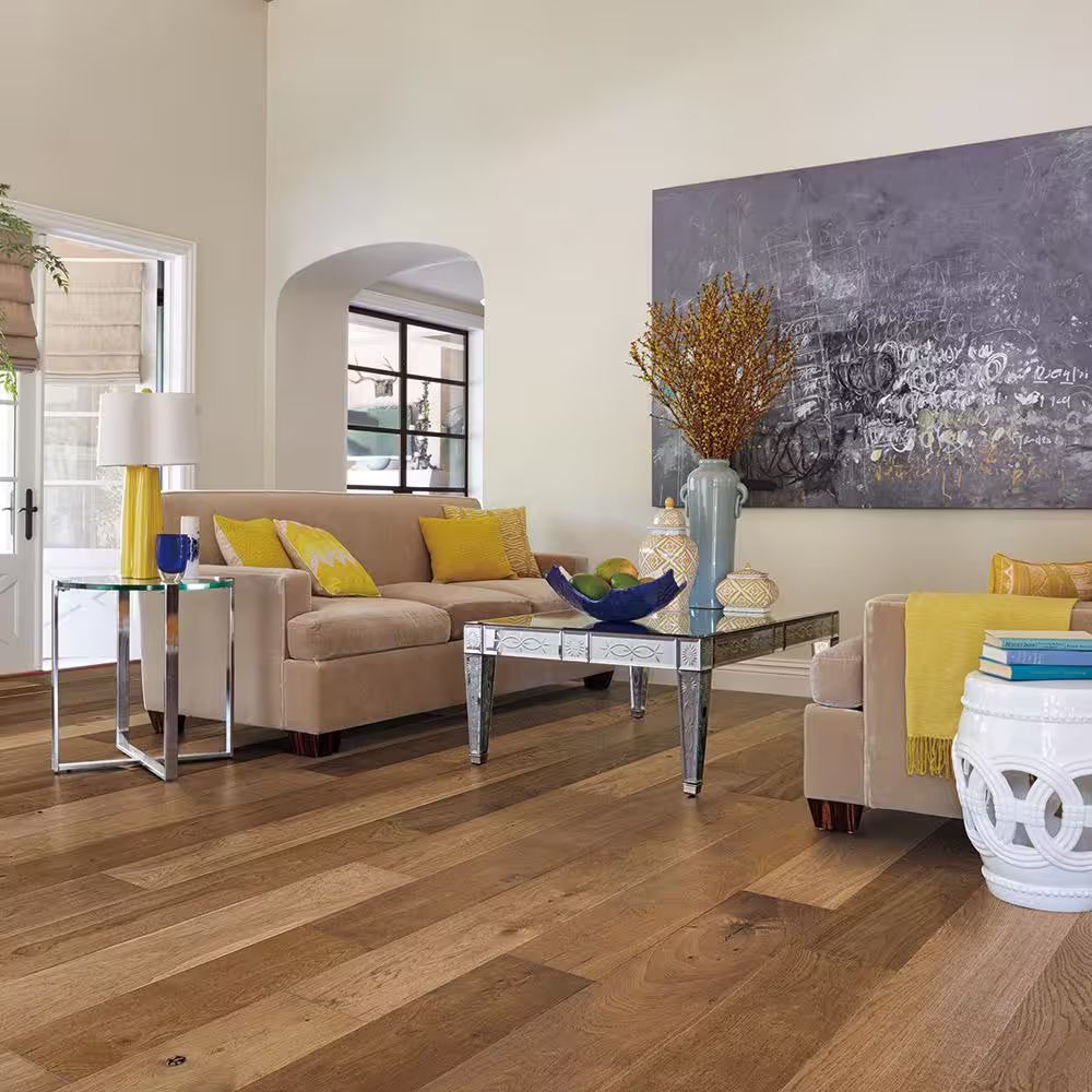 Malibu Wide Plank Vanderbilt French Oak 9/16 in. T x 8.7 in. W Water Resistant Wire Brush Engineered Hardwood Flooring (1357 sqft/pallet)