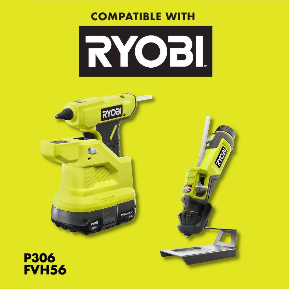 RYOBI 72PC Mini Size Color Glue Sticks (Red, Orange, Yellow)
