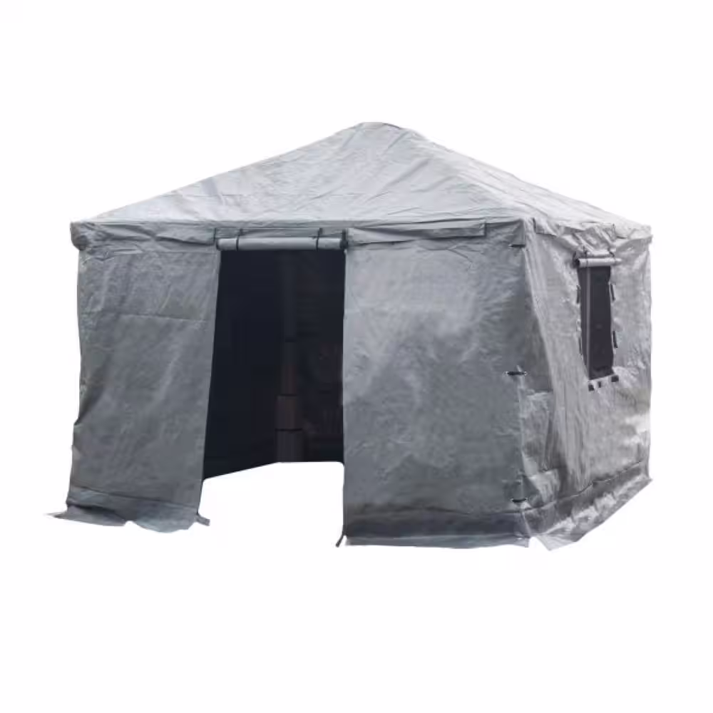 Sojag 8 ft. x 8 ft.Â UniversalÂ Grey Winter Cover For Gazebos