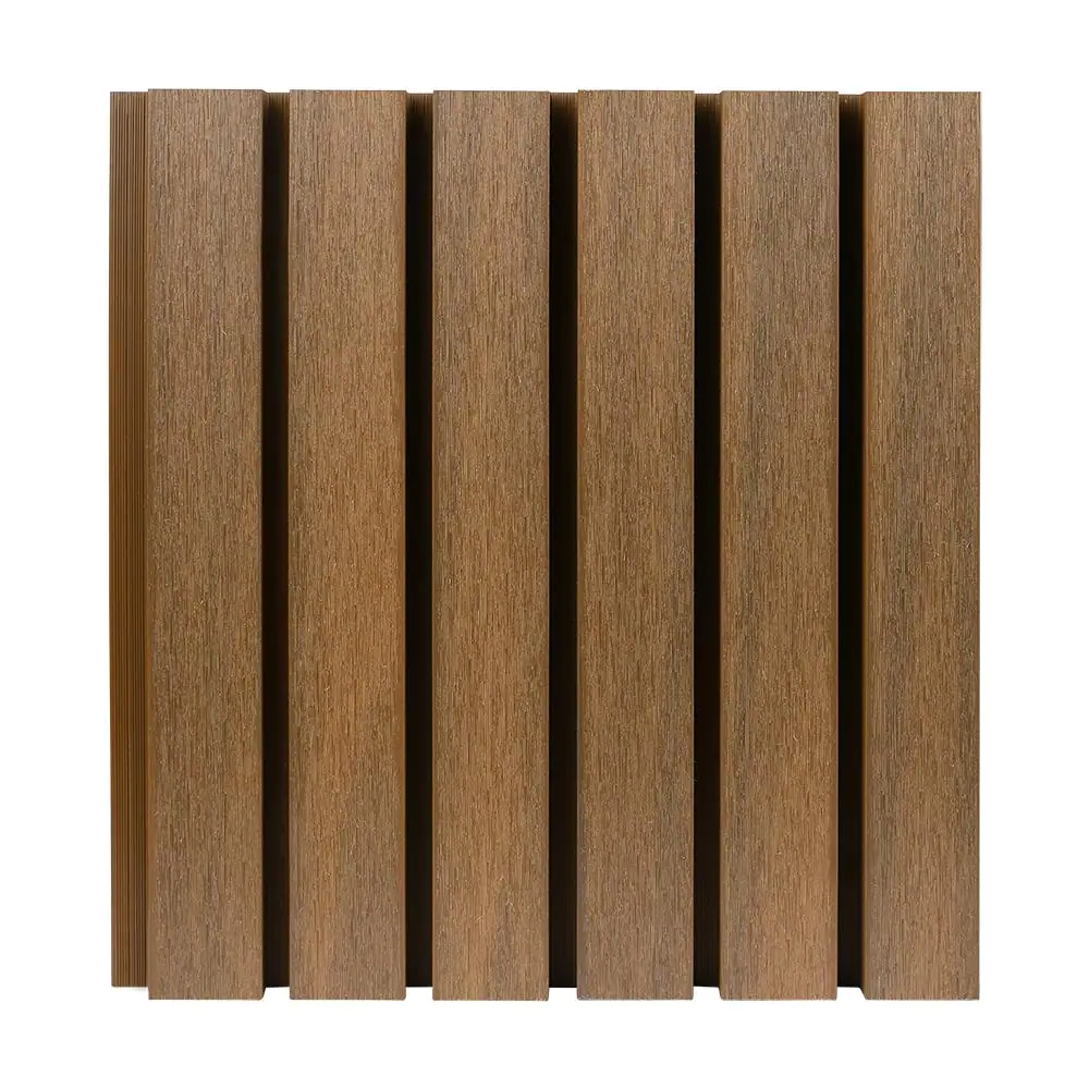 NewTechWood European Siding System 7.7 in. x 96 in. Composite Belgian Board Siding in Peruvian Teak
