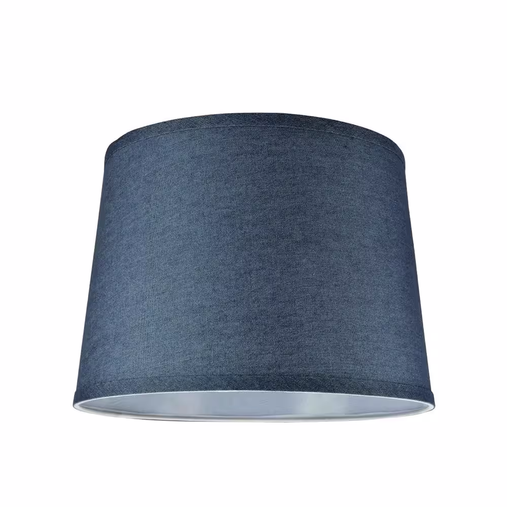 Aspen Creative Corporation 14 in. x 10 in. Washing Blue Hardback Empire Lamp Shade