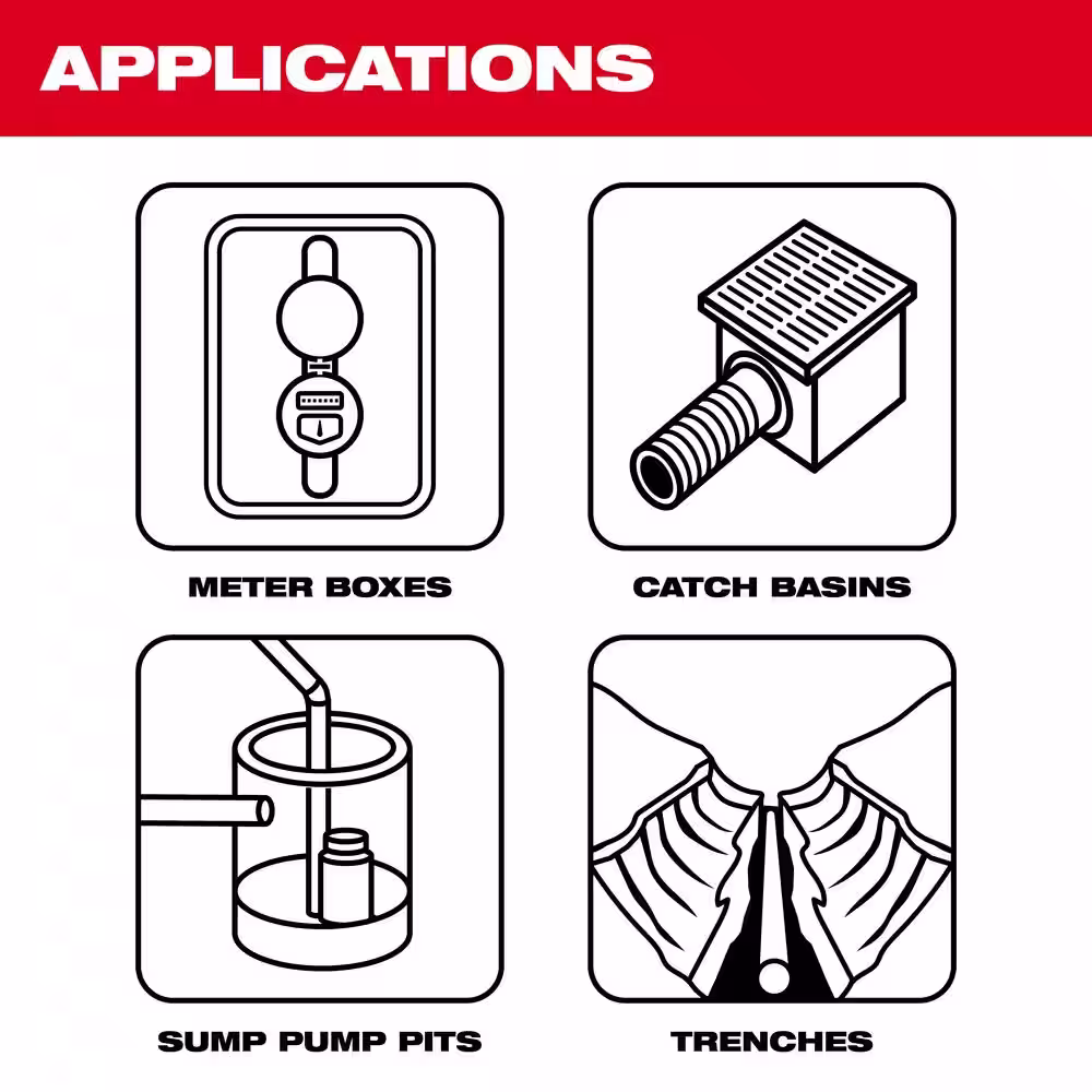 Milwaukee M12 12-Volt Lithium-Ion Cordless 9 GPM 0 HP Submersible Stick Water Transfer Pump with M12 2.0Ah Batt and Charger