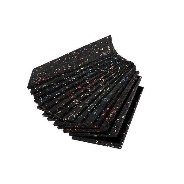 Survivor SportFloor Interlocking Cross-Training Nerves of Steel 24 in. x 24 in. x 0.3 in. Rubber Gym Flooring Tiles (24 sq. ft.) (6-Pack)