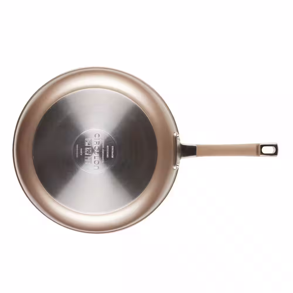 Circulon Premier Professional 10-Piece Aluminum Nonstick Cookware Set with Lids in Bronze