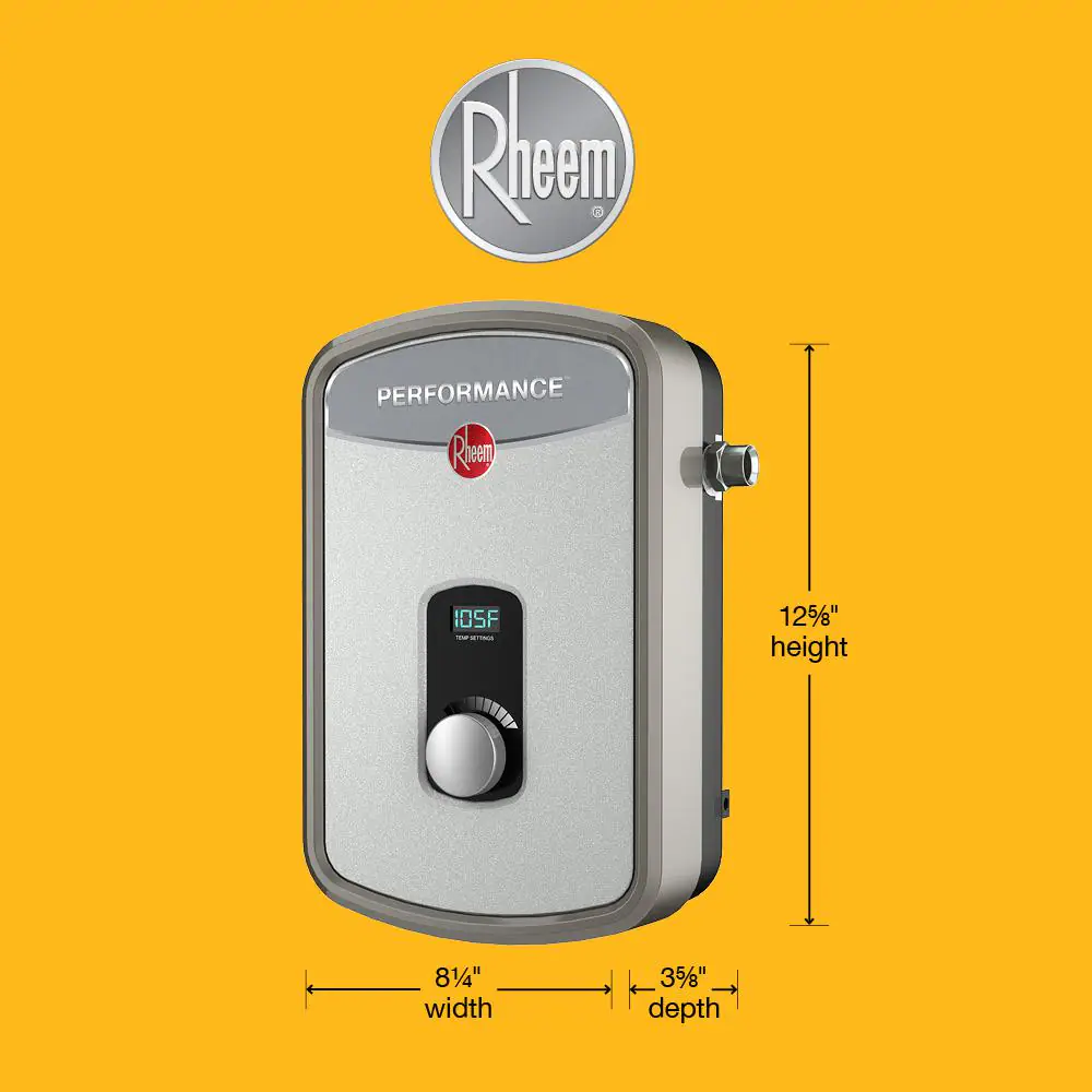 Rheem Performance 8 kW Self-Modulating 1.55 GPM Tankless Electric Water Heater