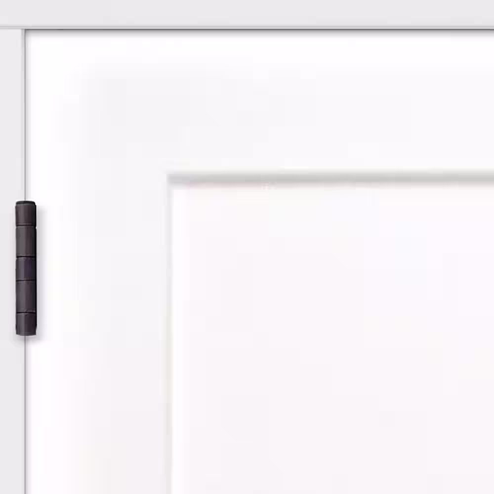 Pacific Entries Shaker 30 in. x 80 in. 2-Panel Primed Pine White Primed Craftsman Wood Interior Door Slab