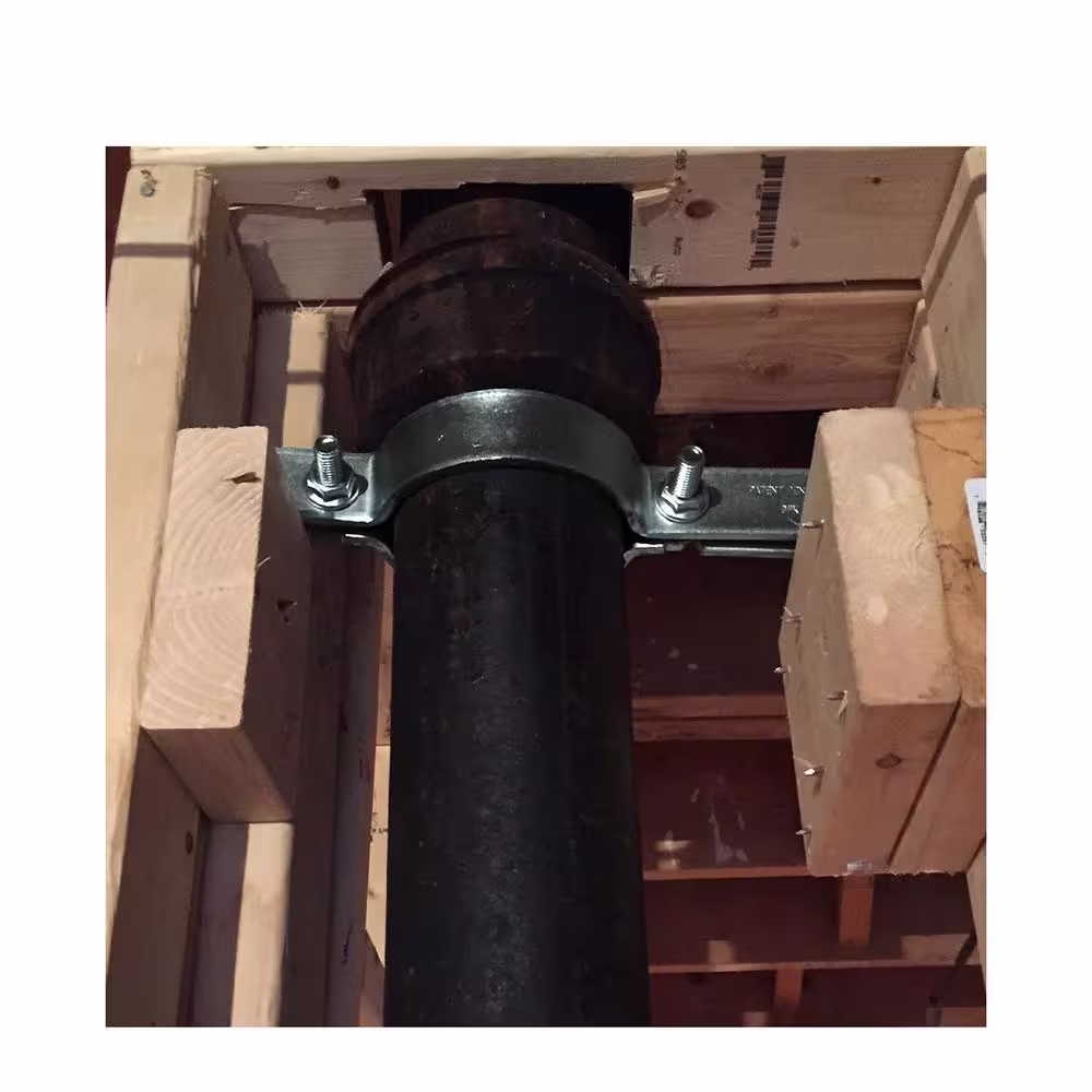 The Plumber's Choice 2-1/2 in. Riser Clamp in Galvanized Steel