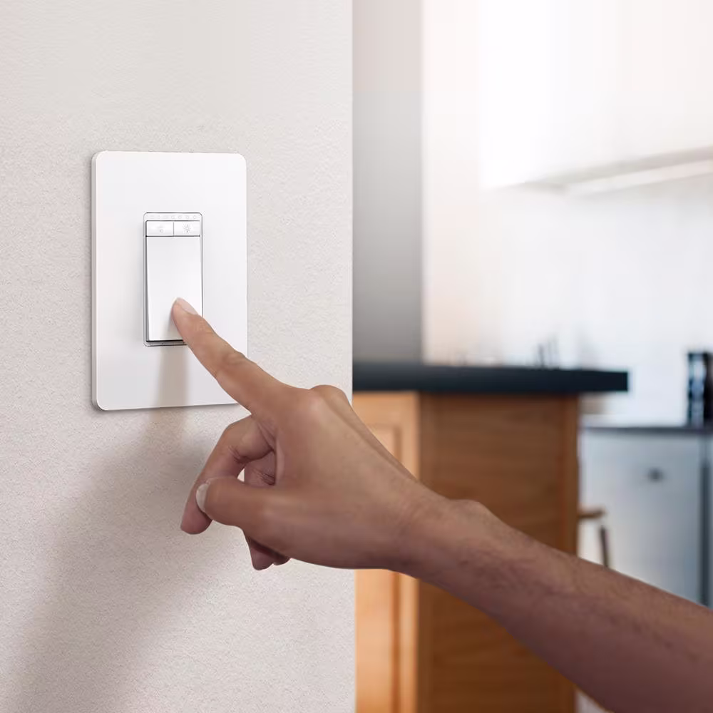 TP-LINK Kasa Smart Wi-Fi Light Dimmer Switch, White