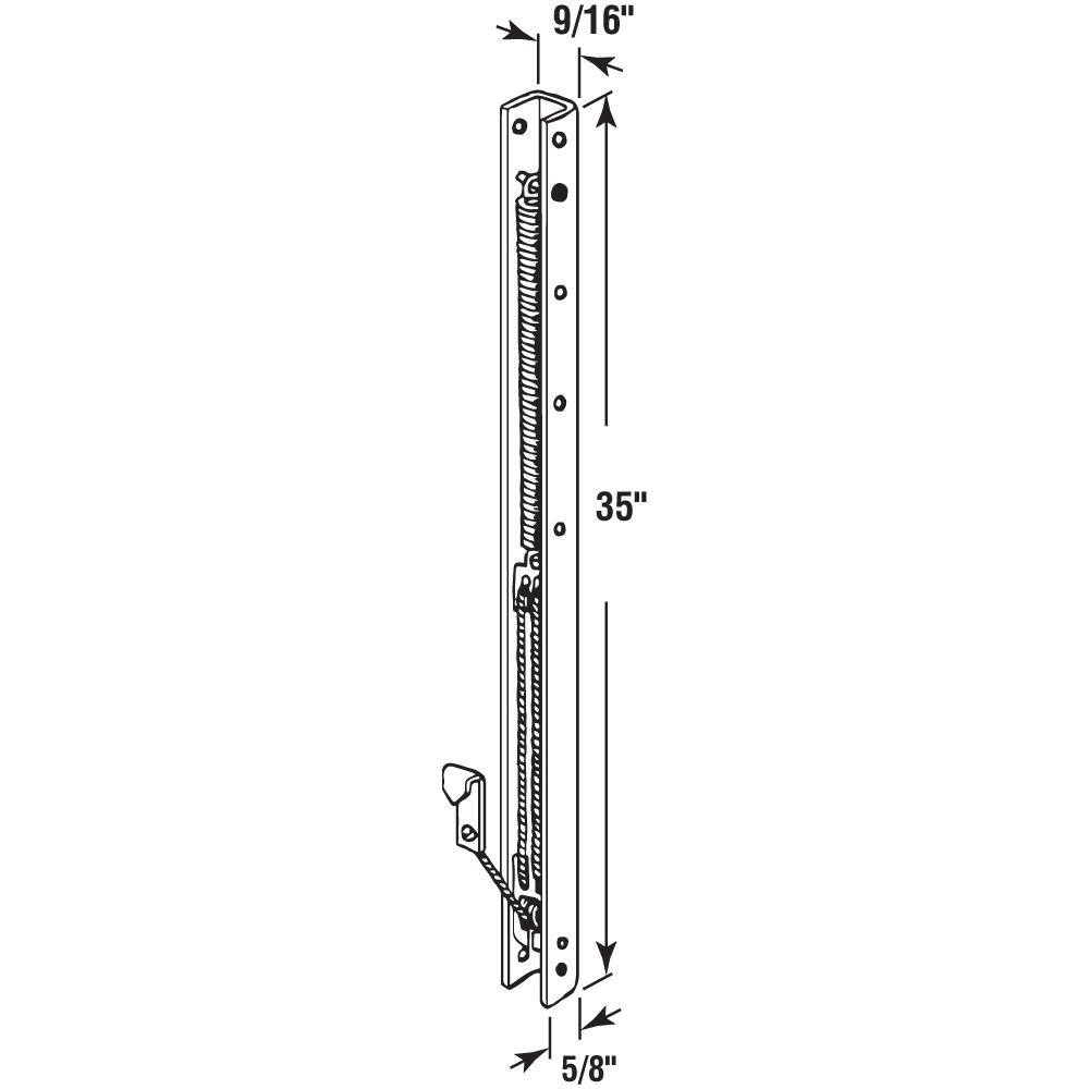 Prime-Line 35 in. Window Block and Tackle Sash Balance