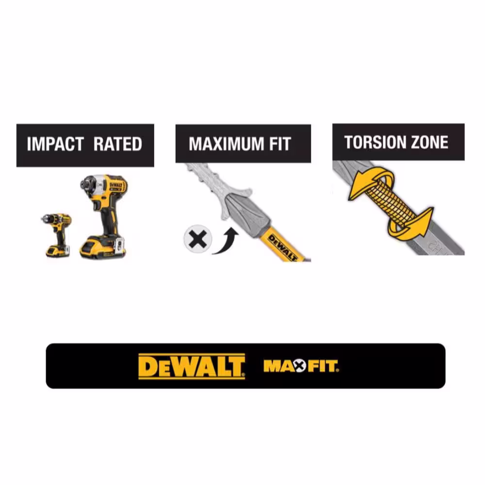DEWALT MAXFIT 3.5 in. #2 Philips Bit