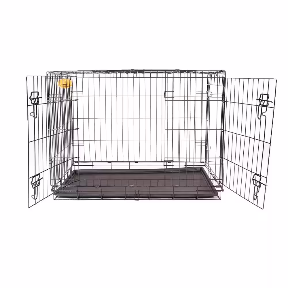 KennelMaster 36 in. x 23 in. x 27 in. Medium Wire Dog Crate