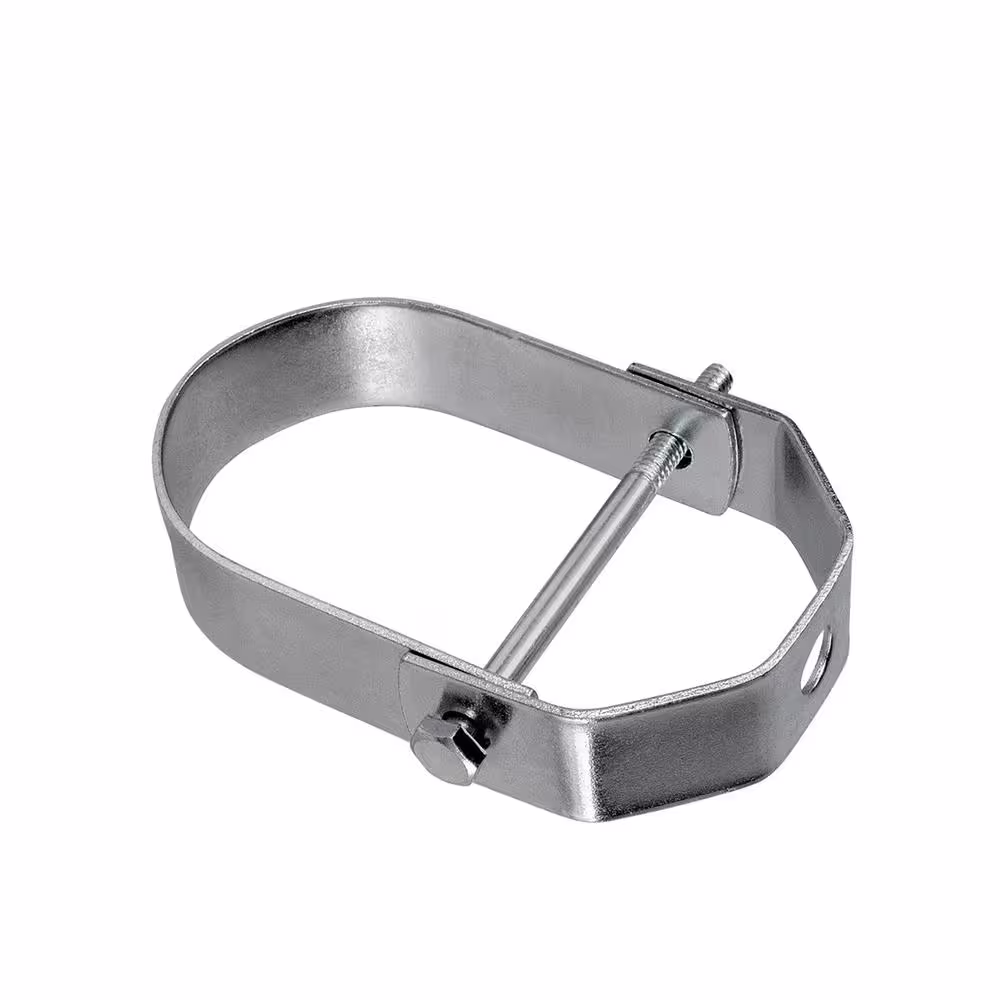 The Plumber's Choice 3/4 in. Clevis Hanger for Vertical Pipe Support in Standard Galvanized Steel