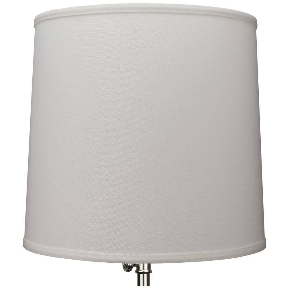 None 12 in. Top Diameter x 12 in. Height x 13 in. Bottom Diameter Fabric Linen Cream Empire indoor 0.5 in. Washer