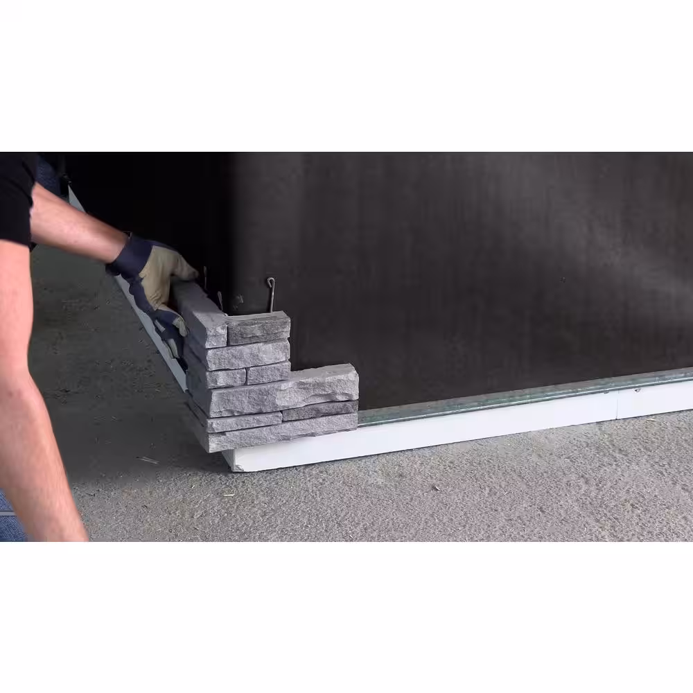 ClipStone ProPanel 0.012 in. x 3.5 in. x 5 ft. Galvanized Steel Starter Strip Trim