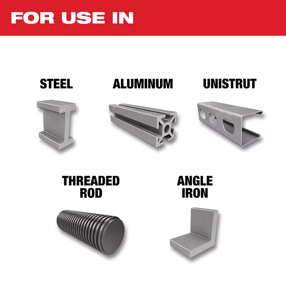 Milwaukee 6-1/2 in. x 48 Carbide Teeth Metal Cutting Circular Saw Blade