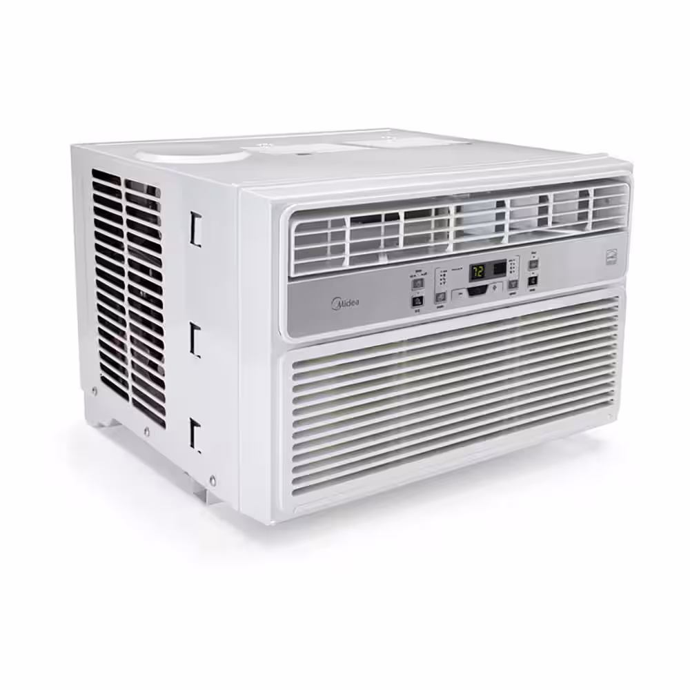 Midea 15,100 BTU 115-Volt Window Air Conditioner With Remote in White