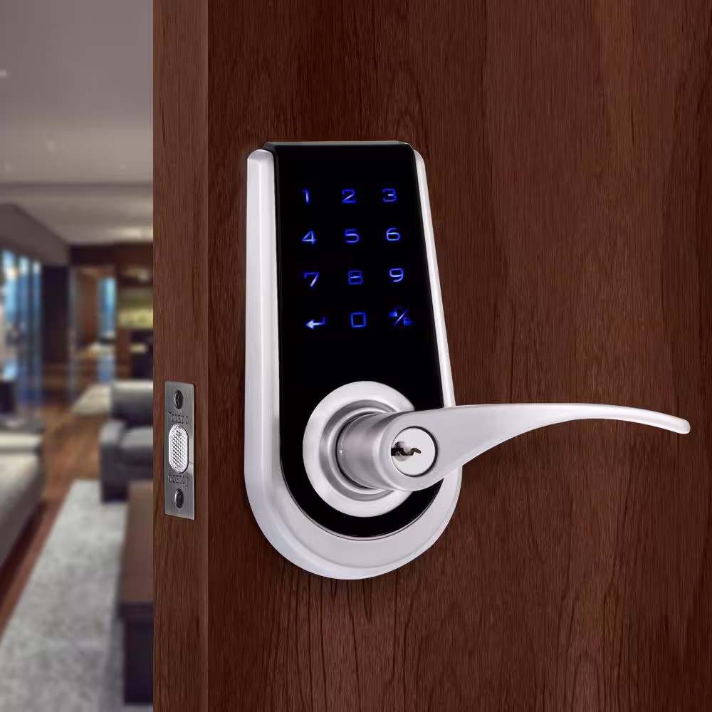 Toledo Bilbao Single Cylinder Stainless Steel Touch Screen Door Lock