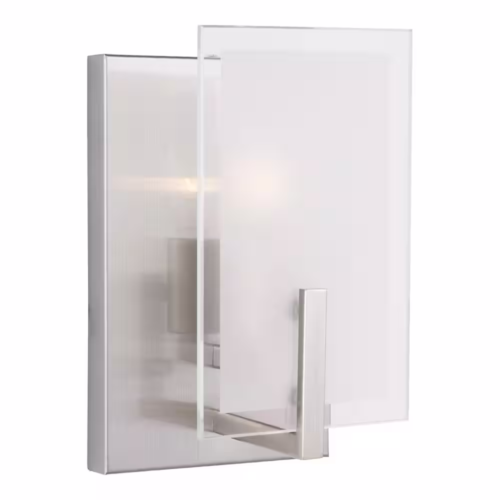 Generation Lighting Syll 1-Light Brushed Nickel Wall Sconce