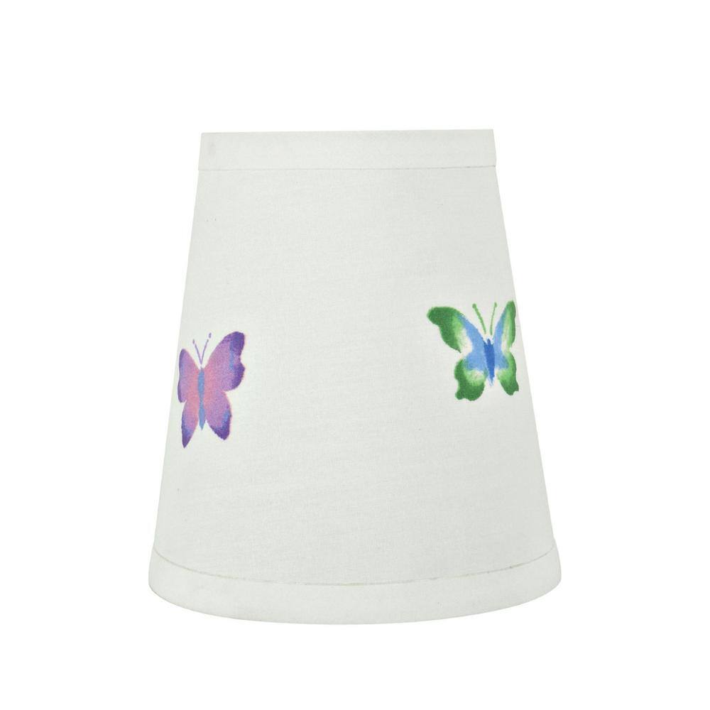 Aspen Creative Corporation 5 in. x 5-1/2 in. White Hardback Empire Lamp Shade (5-Pack)