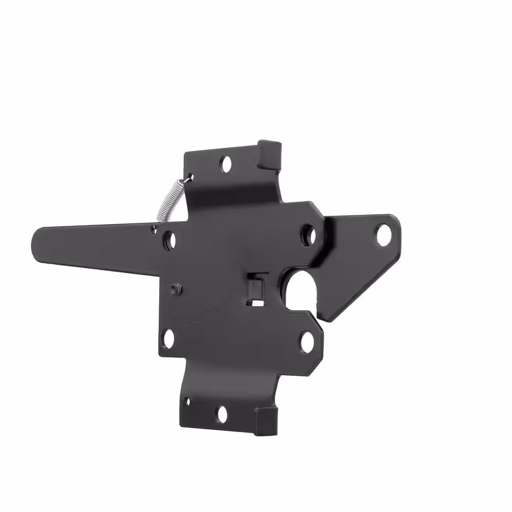 Everbilt Black Stainless Steel Post Latch Gate Set