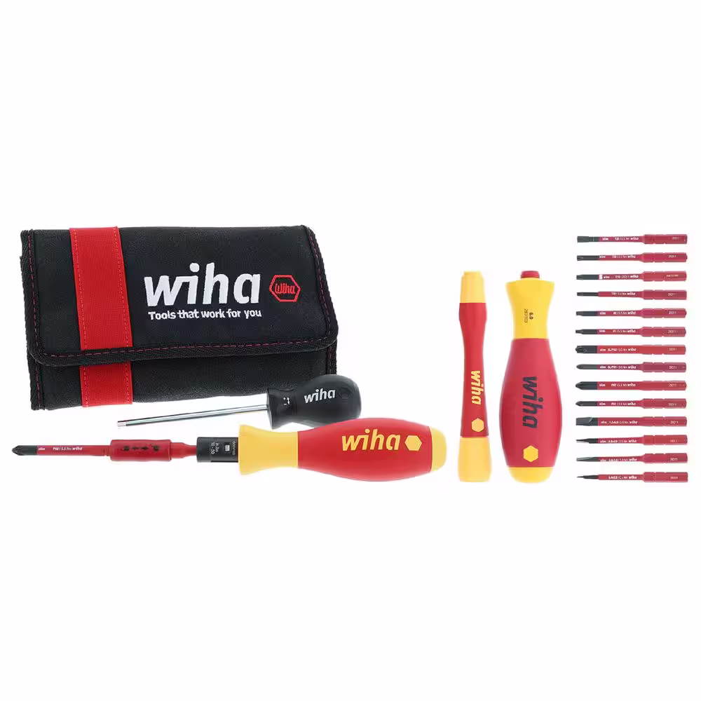 Wiha 20-Piece Insulated Torque Control and Slimline Blade Set