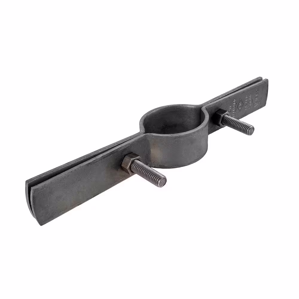 The Plumber's Choice 8 in. Riser Clamp in Uncoated Steel