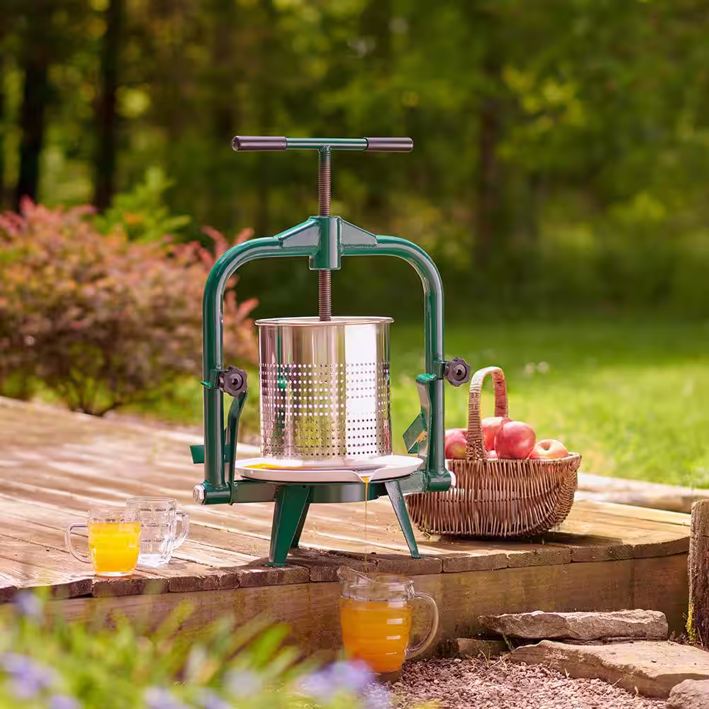 ROOTS & HARVEST Stainless Steel Fruit & Wine Press