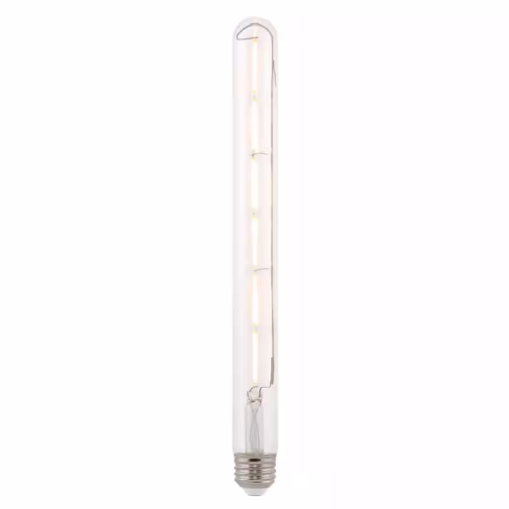None 75-Watt Equivalent T9 Dimmable Clear Edison Filament LED Light Bulb 2700K (6-Pack)