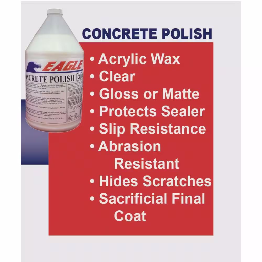 Eagle 5 gal. Concrete Polish Gloss Floor Finish