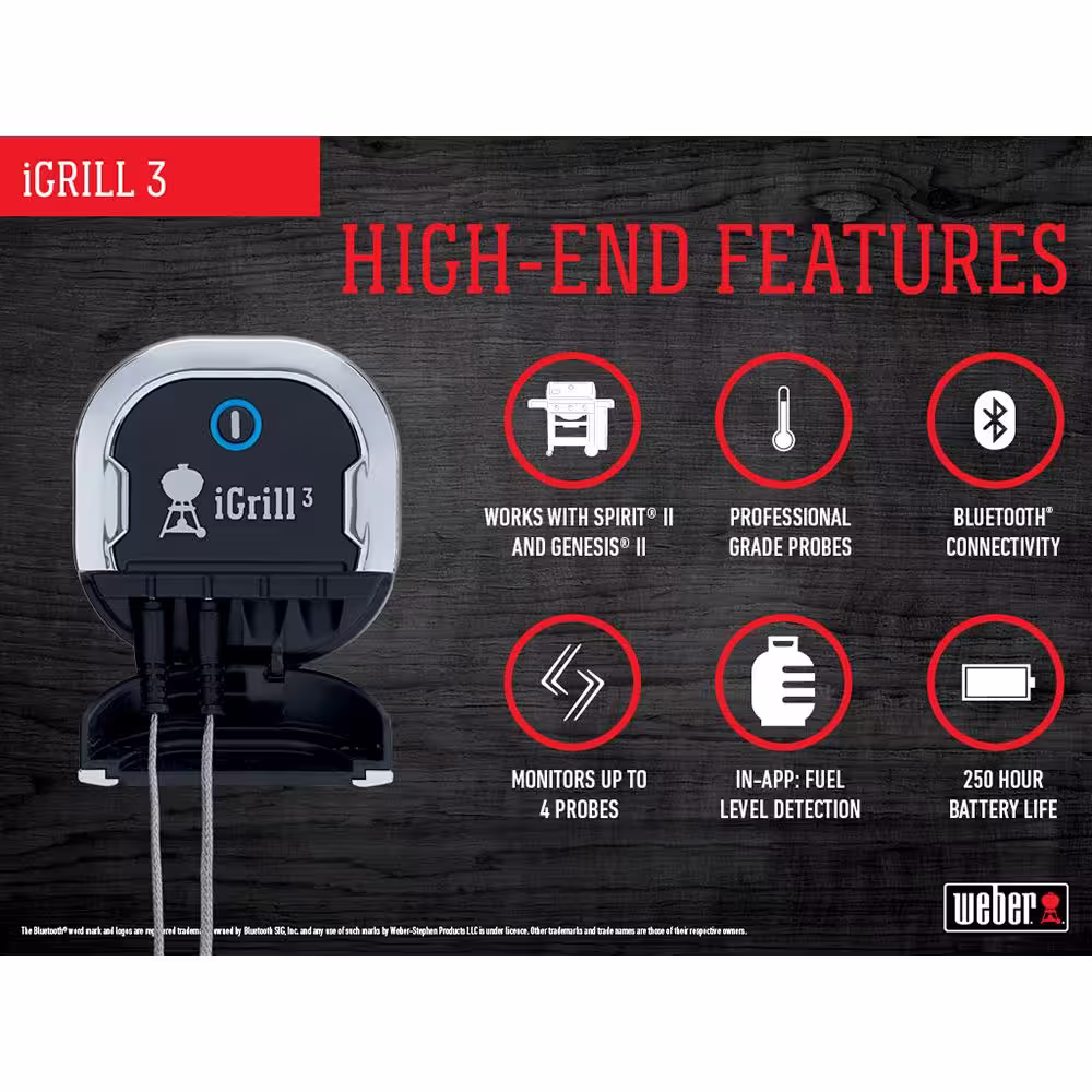 Weber iGrill 3 App-Connected Thermometer